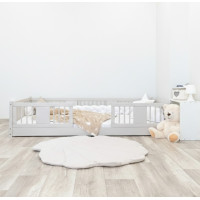 Dětská Montessori postel z masivu borovice LUNA - 160x80 cm