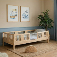 Dětská postel z masivu borovice LUNA 10 - 160x80 cm