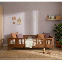 Dětská postel z masivu borovice LUNA 10 - 160x80 cm