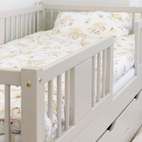 Dětská postel z masivu borovice LUNA 20 - 200x90 cm