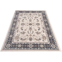 Kusový koberec COLORADO Rim - bílý/modrý, 120x170 cm