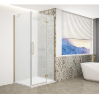 Gelco TRINITY GOLD MATT obdélníkový sprchový kout 1100x1000mm, matné sklo, pravé GT5610-11MR-G