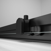 Polysan EASY BLACK obdélníkový sprchový kout 1000x800mm, čiré sklo L/P varianta EL1015B-02