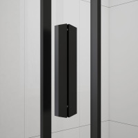 Polysan EASY BLACK obdélníkový sprchový kout 1000x800mm, čiré sklo L/P varianta EL1015B-02