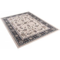 Kusový koberec COLORADO Rim - bílý/modrý, 120x170 cm