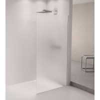 Polysan ARCHITEX sada pro uchycení skla podlaha-stěna se spádovou lištou, 1615x2105mm, pravá, leštěný hliník AX2116R