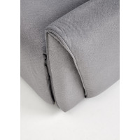 Elektrické polohovací křeslo GELATO - čalouněné látkou - popelavě šedé