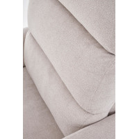 Elektrické polohovací křeslo CARINIO - čalouněné látkou - béžové