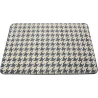 Plyšový koberec 3D Home - Clover - šedý, 140x200 cm