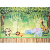 Dětský koberec EMMA - Zvířátka v džungli, 80x150 cm