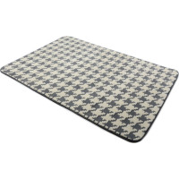 Plyšový koberec 3D Home - Clover - šedý, 140x200 cm