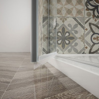 Gelco TRINITY CHROME obdélníkový sprchový kout 1000x900mm, matné sklo, levé GT5690-10ML-CH