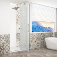 Gelco TRINITY CHROME sprchové dveře do niky 800mm, matné sklo, pravé GT1280MR-CH