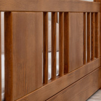 Dětská domečková postel z masivu borovice LUNA S 10 - 180x80 cm