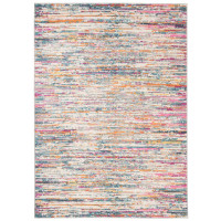 Kusový koberec AZUR static - šedý/růžový/modrý, 120x170 cm