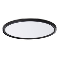 KANLUX AZPO stropní LED svítidlo, ø 420mm, 22W, 3000/4000/6000K, IP54, černá mat 31517
