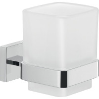 Gedy ELBA sklenka, mléčné sklo, chrom A01013