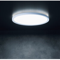 KANLUX AZPO stropní LED svítidlo, ø 290mm, 18, 5W, 3000/4000/6000K, IP54, bílá 31514