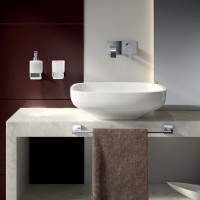 Gedy ELBA dávkovač mýdla, mléčné sklo, chrom A08113