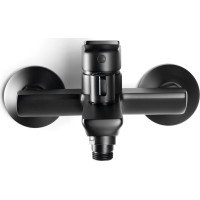 Aqualine SINTRA nástěnná vanová baterie, černá mat SX010B