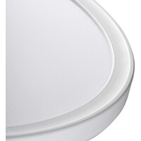 KANLUX AZPO stropní LED svítidlo, ø 420mm, 22W, 3000/4000/6000K, IP54, bílá 31516