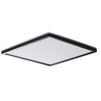 KANLUX AZPO stropní LED svítidlo, 420x420mm, 22W, 3000/4000/6000K, IP54, černá mat 31535