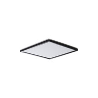 KANLUX AZPO stropní LED svítidlo, 225x225mm, 12, 3W, 3000/4000/6000K, IP54, černá mat 31531