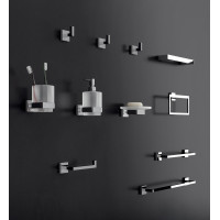 Gedy ELBA sklenka, mléčné sklo, chrom A01013