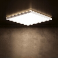 KANLUX AZPO stropní LED svítidlo, 300x300mm, 17, 5W, 3000/4000/6000K, IP54, bílá 31532