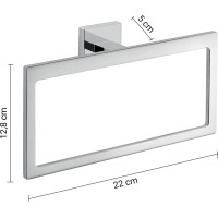 Gedy ELBA držák ručníků, chrom A07013
