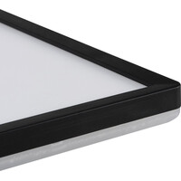 KANLUX AZPO stropní LED svítidlo, 225x225mm, 12, 3W, 3000/4000/6000K, IP54, černá mat 31531