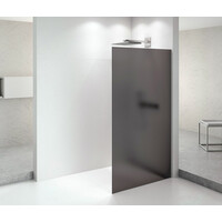 Polysan ARCHITEX CHROM sprchová zástěna 1162mm, kouřové matné sklo AXC120SM