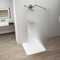 Polysan ESCA GUN METAL jednodílná sprchová zástěna do prostoru, matné sklo, 1100 mm ES1111-12