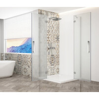 Gelco TRINITY CHROME obdélníkový sprchový kout 1200x900mm, rohový vstup, matné sklo GT2290-12M-CH