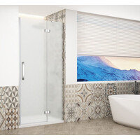 Gelco TRINITY CHROME sprchové dveře do niky 900mm, matné sklo, pravé GT1290MR-CH