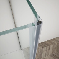 Gelco TRINITY CHROME obdélníkový sprchový kout 1200x1000mm, rohový vstup, matné sklo GT2210-12M-CH