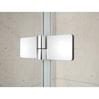 Gelco TRINITY CHROME obdélníkový sprchový kout 1000x900mm, rohový vstup, čiré sklo GT2290-10C-CH