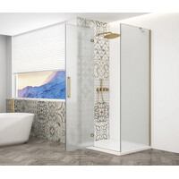 Gelco TRINITY GOLD MATT obdélníkový sprchový kout 1100x1000mm, matné sklo, levé GT5610-11ML-G