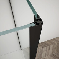 Gelco TRINITY BLACK obdélníkový sprchový kout 900x1000mm, čiré sklo, pravé GT5610-90CR-B