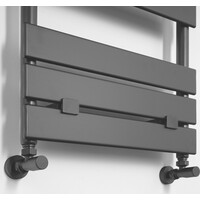 Aqualine BONDECO otopné těleso 500x1606mm, černá mat DC516B