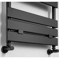 Aqualine BONDECO otopné těleso 500x1266mm, černá mat DC512B