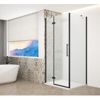 Gelco TRINITY BLACK obdélníkový sprchový kout 1200x800mm, matné sklo, levé GT5680-12ML-B