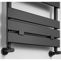 Aqualine BONDECO otopné těleso 500x926mm, černá mat DC592B