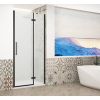 Gelco TRINITY BLACK sprchové dveře do niky 1200mm, matné sklo, pravé GT1212MR-B
