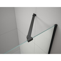 Gelco TRINITY BLACK sprchové dveře do niky 900mm, čiré sklo, pravé GT1290CR-B