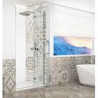 Gelco TRINITY CHROME sprchové dveře do niky 1100mm, čiré sklo, pravé GT1211CR-CH