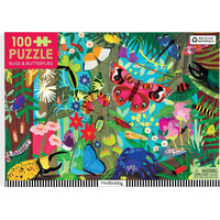 Mudpuppy Puzzle Motýli a hmyz 100 dílků