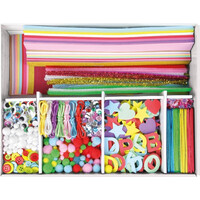 Lena Kreativní kufřík pro malé kutily růžový 800 ks