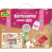 Lena Kreativní kufřík pro malé kutily růžový 800 ks