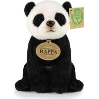 Rappa Plyšová panda sedící 15 cm ECO-FRIENDLY